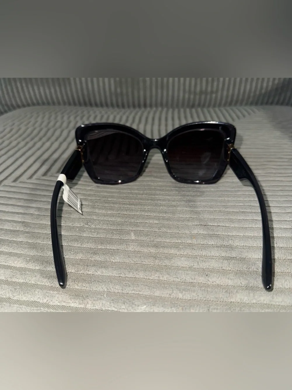 Dolce & Gabbana Black Oversized Square Sunglasses